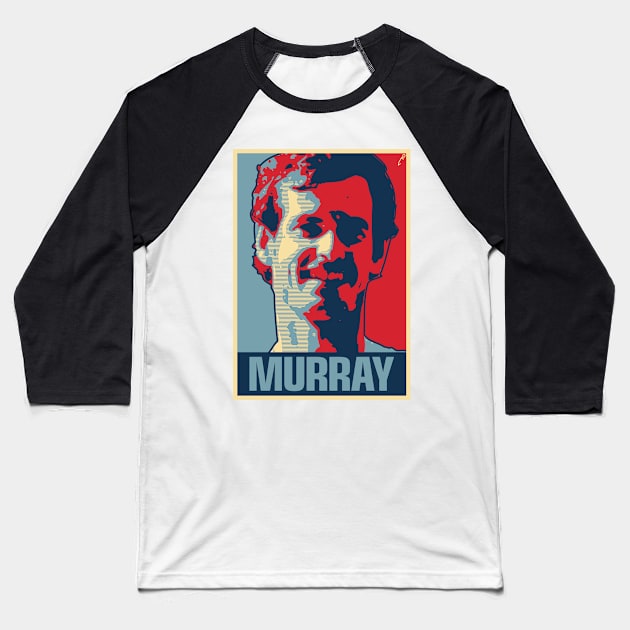 Murray Baseball T-Shirt by DAFTFISH